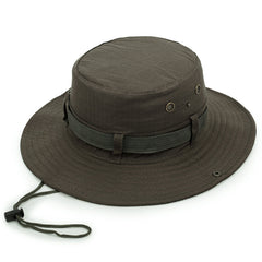 Men's Fisherman Hat Foldable Sunshade Cloth Cap Casual Outdoor Camping Hat