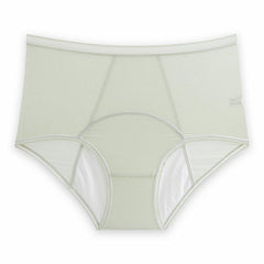High Waist Leak Proof Ice Silk Panties Plus Size L-5XL
