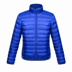 Men's lightweight stand collar down jacket