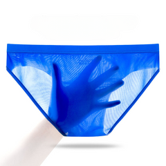 Men's Ice Silk Ultra-thin Breathable Comfortable Sexy High Elastic Quick-drying Briefs