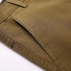 Men's High Waist Comfortable Thick Warm Casual Pants