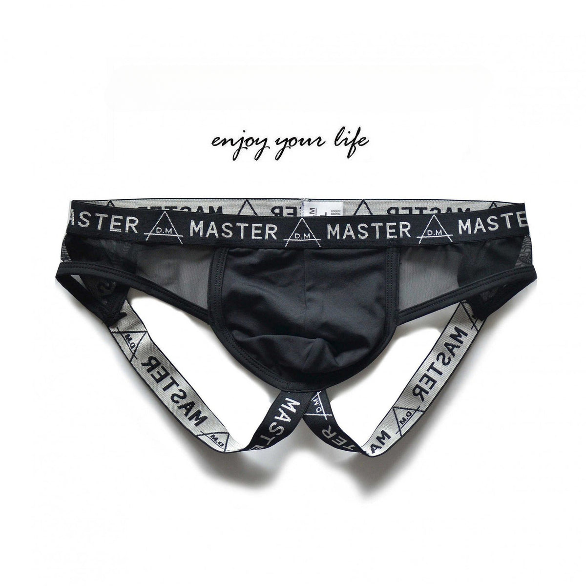 Men's Low Waist Sexy Breathable Mesh Thong
