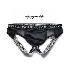 Men's Low Waist Sexy Breathable Mesh Thong