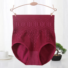 Elastic High Waist Tummy Control Plus Size Panties