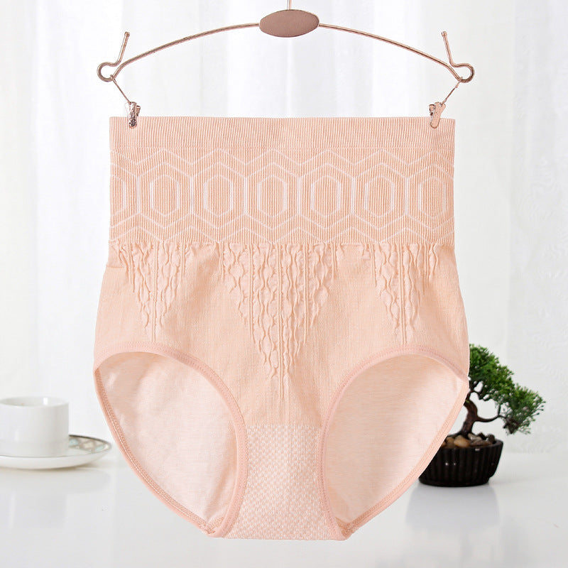 Elastic High Waist Tummy Control Plus Size Panties