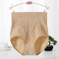 Elastic High Waist Tummy Control Plus Size Panties