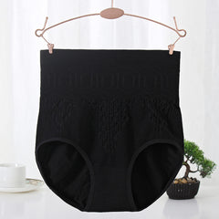 Elastic High Waist Tummy Control Plus Size Panties