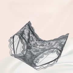 Floral Lace Light Breathable Mesh Briefs