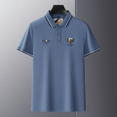 casual lapel plus size polo shirt