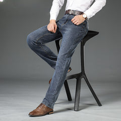 Men's Straight Leg Business Versatile Loose Fashion Jeans