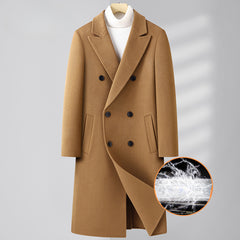 Men's Double Breasted Double Face Wool Coat