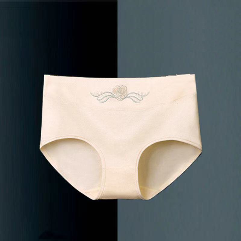 [6 PCS] Cotton Embroidered Corset Panties -  