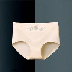 [6 PCS] Cotton Embroidered Corset Panties -  