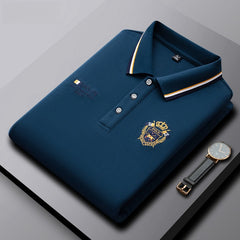 Men's Embroidered Casual Business Fashion Polo Shirt
