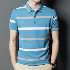 100% Cotton Casual Lapel Polo Shirt
