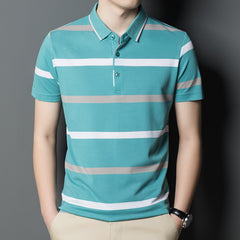 100% Cotton Casual Lapel Polo Shirt