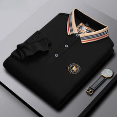 Men's Embroidered Fashion Business Polo Shirt