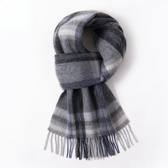 Men's 100% wool scarf