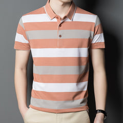 100% Cotton Casual Lapel Polo Shirt
