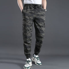 Men's Loose Elastic Casual Sports Camouflage Overalls