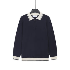 Business Long Sleeve Polo Knit