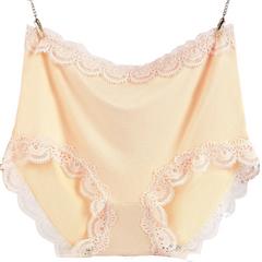 Antibacterial High Waist Lace Panties