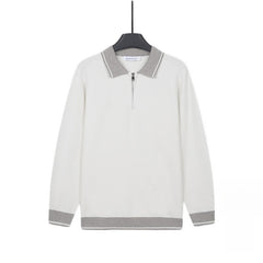 Business Long Sleeve Polo Knit