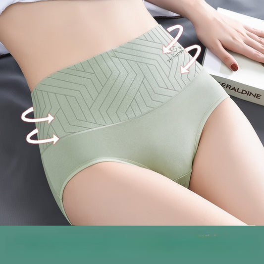 [ 5PCS ] Cotton High Waist Tummy Lifting Panties