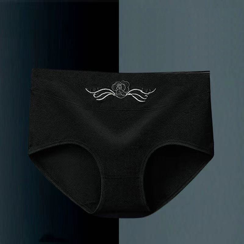 [6 PCS] Cotton Embroidered Corset Panties -  