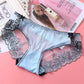 Sexy low-rise embroidered lace panties