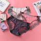 Sexy low-rise embroidered lace panties