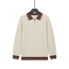 Business Long Sleeve Polo Knit