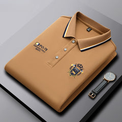 Men's Embroidered Casual Business Fashion Polo Shirt