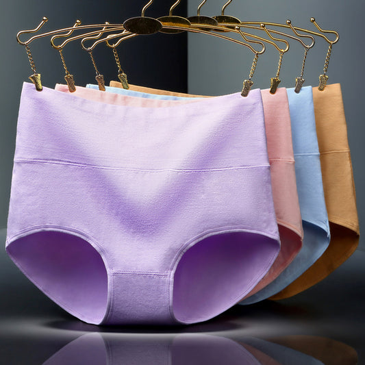 Women's Cotton Tummy Control High Waist Panties