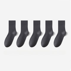 5 PCS Men's Bamboo Fiber Comfortable Sweat-absorbent, Antibacterial and Deodorant Stockings