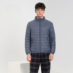 2024 New Men's Stand Collar Down Jacket
