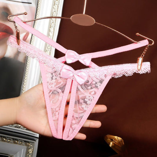 Lace Hollow Low Waist Breathable Sexy Thong