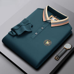Men's Embroidered Fashion Business Polo Shirt