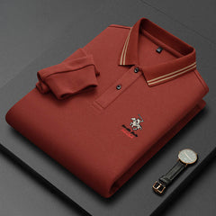 Men's Casual Fashion Embroidered Polo Shirt