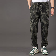 Men's Loose Elastic Casual Sports Camouflage Overalls