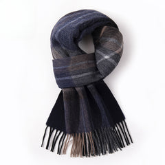 Men's 100% wool scarf