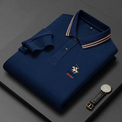 Men's Casual Fashion Embroidered Polo Shirt