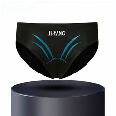 New Men's Quick Dry Fashion Anti-Exposure Printed Triangle Swimwear