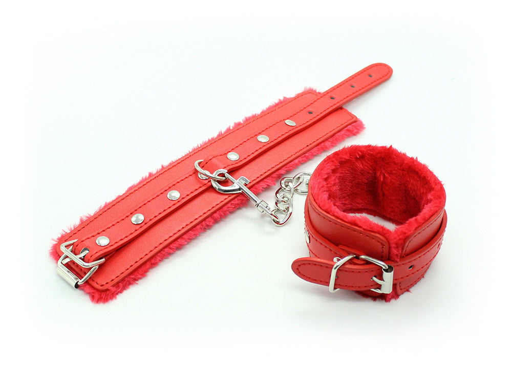 Plush Leather Handcuffs