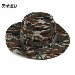 Men's Fisherman Hat Foldable Sunshade Cloth Cap Casual Outdoor Camping Hat