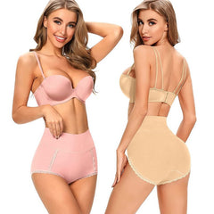 Cotton High Waisted Womens Double-Layer Waistband Soft Underwear -  