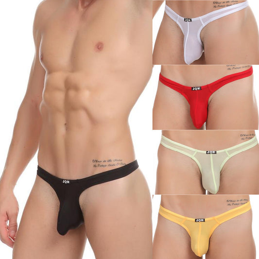 Men's Ultra-thin Ice Silk Fashion Skin-friendly Sexy Thong