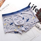 Men's High Quality Ice Silk Breathable Stretch Printed Fashionable Sexy Boxer Briefs