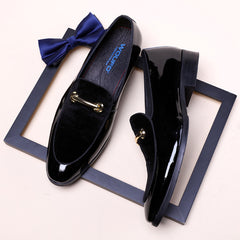 2023 New High Mercerized Patent Leather Casual Leather Shoes
