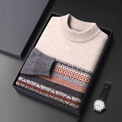 Men's 100% Pure Wool Thick Warm Sweater